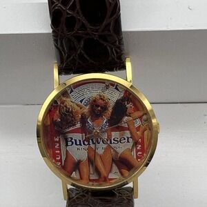 VINTAGE Budweiser Wristwatch Swimsuit models OMAC USA‎ Watch